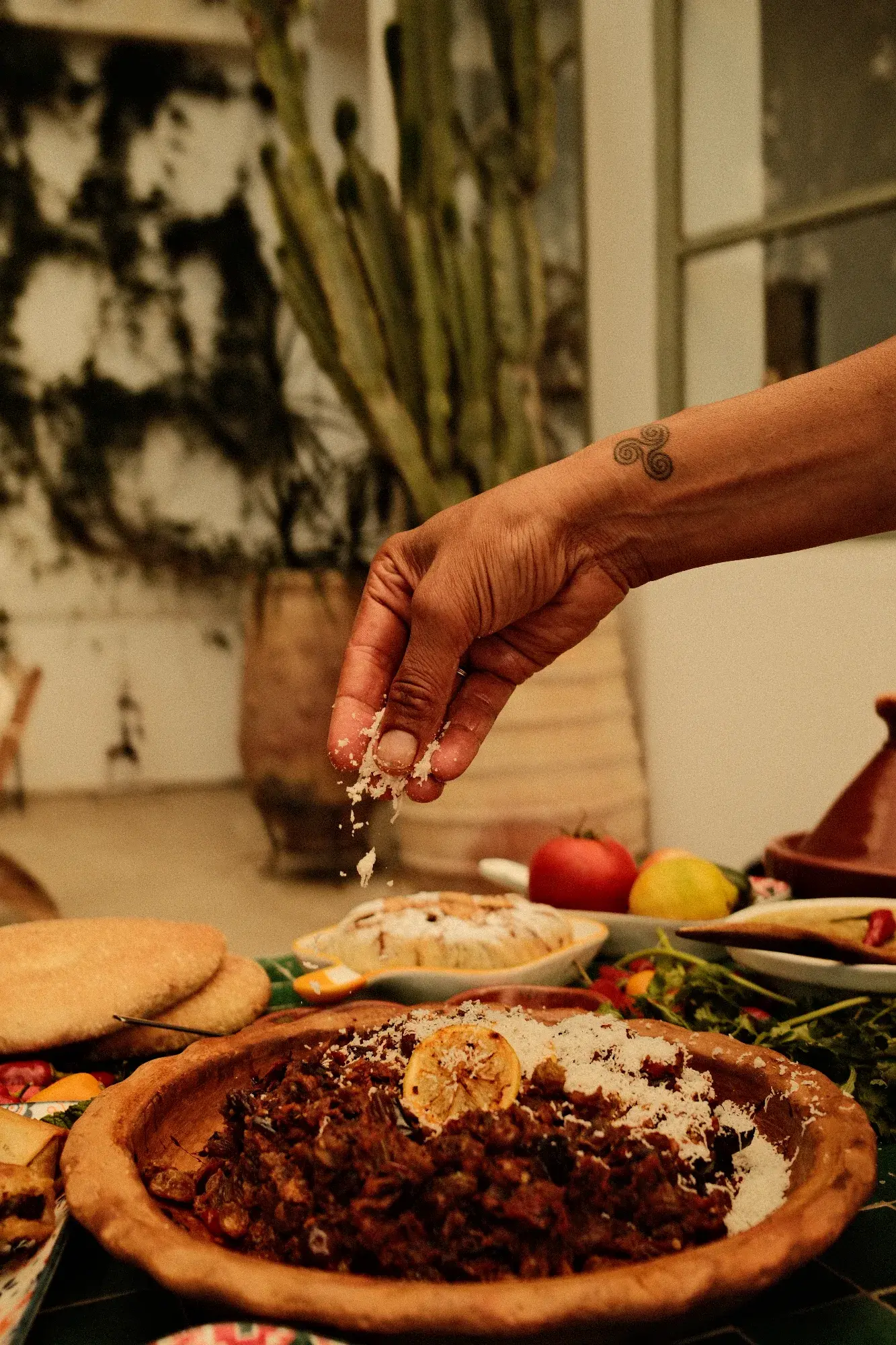 The cooking process